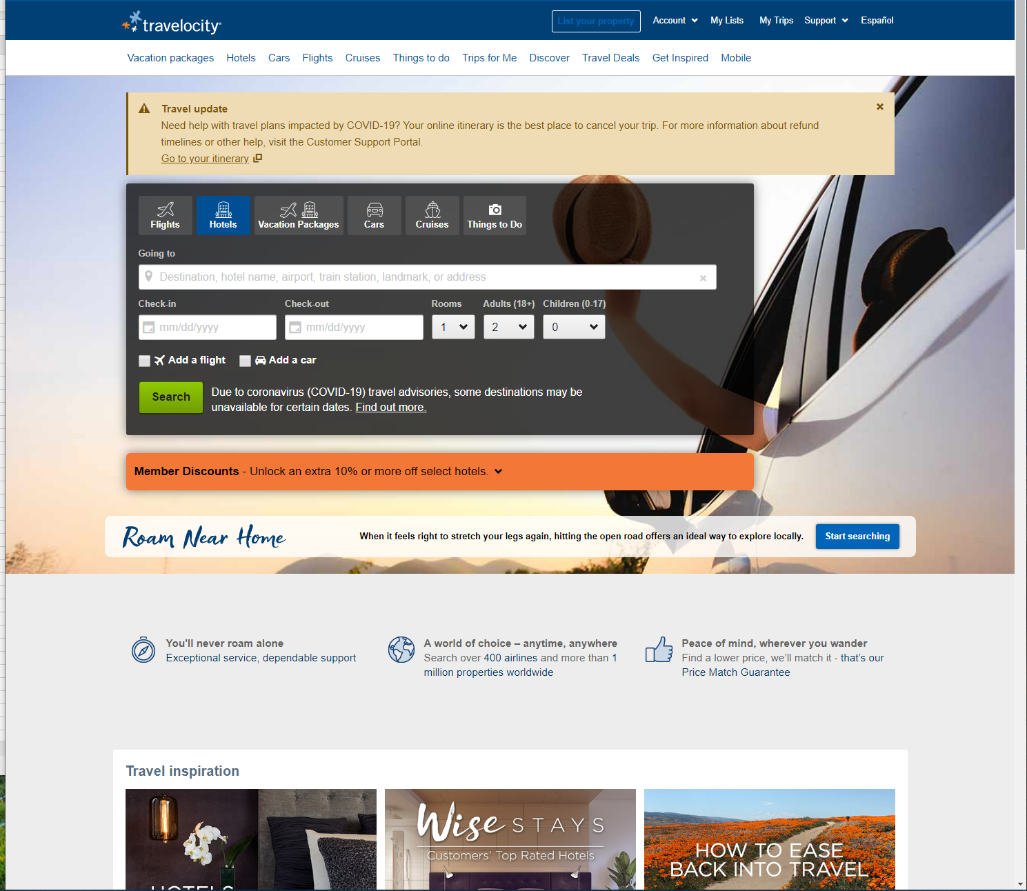 travelocity - Business Site Directory